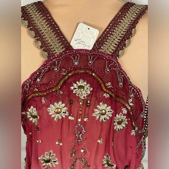 SOLD NWT Free People Hi There Halter Top Medium - Picture 9 of 16